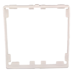 IBERNEX AS316 – Embellecedor para marco americano / Grado IP20 / Plástico de alta resistencia / Color blanco / Diseño modular