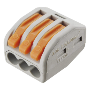 EPCOM POWERLINE CON-1004 – Conector de Presión / 1 Entrada 2 Salidas / 250V 32A / Cables 12AWG-28AWG / 0.63x0.83x0.59 pulgadas
