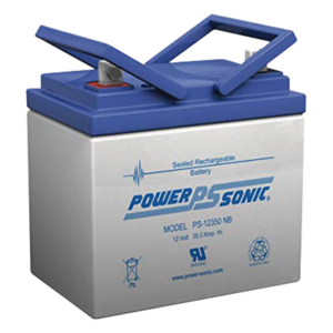 POWER SONIC PS-12330-NB – Batería de Respaldo AGM/VRLA / 12V / 33Ah @20hr / Terminales NB / 5 Años Vida Útil / UL Reconocida