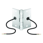 ENFORCER SECOLARM SD-H412 – Bisagra de Transferencia Eléctrica / 12-24 VAC/VDC / 4 Hilos 28AWG / 5 Nudillos / Acero Anti-Vandalismo / Energía y Datos