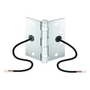 ENFORCER SECOLARM SD-H412 – Bisagra de Transferencia Eléctrica / 12-24 VAC/VDC / 4 Hilos 28AWG / 5 Nudillos / Acero Anti-Vandalismo / Energía y Datos