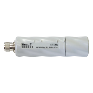 MIKROTIK RBGROOVE52HPN – Router Inalámbrico Outdoor / Doble Banda 2.4/5GHz / 802.11 a/b/g/n / PoE / Ethernet 10/100 / Hasta 500mW / IP66 / Hasta 1640 pies