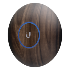 UBIQUITI NHD-COVER-WOOD-3 – Máscara decorativa / Diseño madera / 160 x 160 mm (6.30 x 6.30') / Paquete 3 unidades / Perfil bajo / UAP-nanoHD