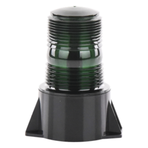 EPCOM INDUSTRIAL SIGNALING X62G – Mini Burbuja de LED / 12-80 VCC / IP66/67 / SAE J845 Clase III / 3.9' x 4.9'