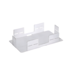 PANDUIT FSTHE – Soporte de Apilamiento / 1-4 Charolas Empalme / Aluminio / 115.9x204.8x44.8 mm / 4.6x8.1x1.8 in / RoHS / Gris