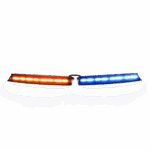ECCO 39-30008-CM – Barra de Luces Interior Tipo Visera / Tricolor Rojo/Azul/Blanco / 144 LED / 12-24V / SAE Class I / Sin Bracket