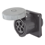 HUBBELL HUB-HBL-460-R5W – Receptáculo Pin and Sleeve Trifásico / 60 A / 600 VCA / 3 Polos 4 Hilos / IP67 / -40 °C a 75 °C