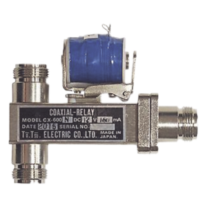 CX-600N – Relevador Coaxial para Antena SPDT / 10-14 Vcc / 500 W @ 1 GHz / 2 GHz Máx. / 50 Ω / 3×N Hembra