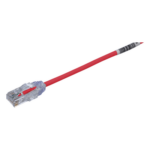 PANDUIT UTP28SP15RD – Cable de Parcheo UTP Cat6 / 28 AWG Diámetro Reducido / 4.57 m (15 ft) / Doble Clasificación CM/LSZH / PoE IEEE 802.3bt / Rojo