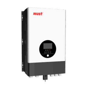 MUST PV398048TLV – Inversor-Cargador Solar / 8,000W / 48Vcd / 220Vca / Onda Sinusoidal Pura / MPPT 5,000W / Paralelo 3U