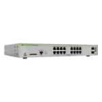ALLIED TELESIS AT-GS970M/18PS-R-10 – Switch PoE+ Administrable Capa 3 / 16 Puertos Gigabit + 2 SFP / 247 W PoE / 36 Gbps / 26.8 Mpps