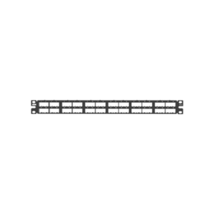 PANDUIT CP48HDBL – Panel de Parcheo Modular / 48 Puertos / 1UR / Blindado / Alta Densidad / Acero Inoxidable / 19 Pulgadas