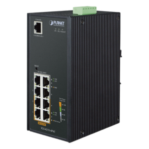 PLANET IGS-4215-4P4T – Switch Industrial Administrable / 4 Puertos PoE Gigabit / 4 Puertos SFP / 48-65VDC / Automatización y Seguridad