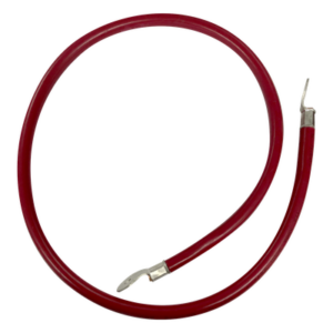 EPCOM POWERLINE CBL-AWG2-1R – Cable Jumper para Baterías / 1 m (3.3 ft) / Calibre 2 AWG / Terminales de Ojo Doble / Uso en Serie y Paralelo / Color Rojo