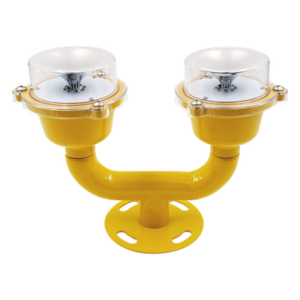 EPCOM INDUSTRIAL GS-LI-D – Lámpara de Obstrucción Aeronáutica / Doble LED Rojo / IP65 / 4 Modos de Operación / Bajo Consumo ≤3W / FAA L-810 / -40℃~70℃