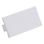PANDUIT CHB2MIW-X – Módulo de Tapa Ciega / 1/3 de Espacio / Blanco Mate / ABS / 41.66 x 39.62 x 0.52 mm / 0.14 x 0.13 x 0.002 ft