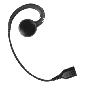 PRYME SNP-GH – Auricular de Gancho / Altavoz Giratorio 360° / Cable de Fibra Trenzada / Conector SNAP / Compatible con Micrófono de Solapa Serie SNAP