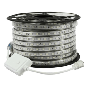 JWJ JUML-5050-RGB01 – Manguera Luminosa LED RGB / 50 m (164 ft) / IP65 / Corte Cada 100 cm / Control Remoto / 120° / 50,000 Horas