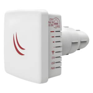 MIKROTIK RBLDF-5ND – CPE y PtP / 5GHz 802.11a/n / Antena 9 dBi / WiFi 4 hasta 300 Mbps / Soporte 40 mm / Plato hasta 100 cm (3.28 ft)