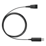 JABRA LINK-230 – Adaptador USB a QD / Plug and Play / DSP con Filtrado de Ruido / Cumplimiento Normativa Europea 2003/10/EC
