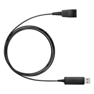 JABRA LINK-230 – Adaptador USB a QD / Plug and Play / DSP con Filtrado de Ruido / Cumplimiento Normativa Europea 2003/10/EC