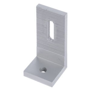 SYSCOM EPLLF201 – Soporte L / Aluminio Anodizado / Montaje Paneles Solares / Concreto