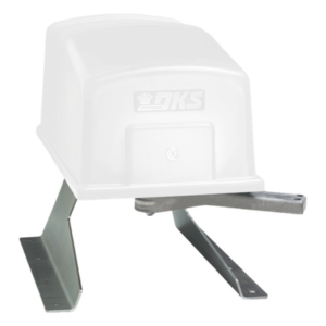 DKS DOORKING 2600-671 – Pedestal para operador de puerta / Brazo extensible 762 mm (30') / Conector 1524 mm (60') / Acero galvanizado / Montaje en concreto