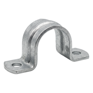 ANCLO SHOE400 – Abrazadera Tipo Omega / Conduit Pared Gruesa 4" (102 mm) / Acero Pregalvanizado / Fijación Tornillo #12 / 0.18 kg