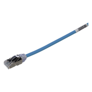 PANDUIT STP28X0.2MBU – Patch Cord Cat6A / 28 AWG Diámetro Reducido / S/FTP Blindado / CM/LS0H / 0.20 m (0.66 pies) / Azul