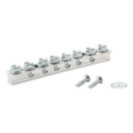 PANDUIT UGB2/0-414-6 – Pletina de Conexión a Tierra / 6 Puertos / AWG 4 a 14 / Cobre Estañado / 125 mm (4.92 ft) / UL 467