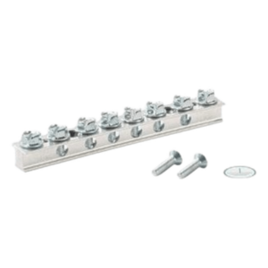 PANDUIT UGB2/0-414-6 – Pletina de Conexión a Tierra / 6 Puertos / AWG 4 a 14 / Cobre Estañado / 125 mm (4.92 ft) / UL 467