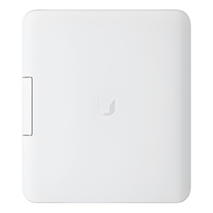 UBIQUITI UF-TERMINAL-BOX – Caja Terminal de Fibra Óptica para Exterior / IPX5 / Montaje en Poste Ø35-60 mm (1.38-2.36') / Policarbonato UV / 249×218×60 mm (9.8×8.6×2.4')