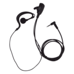 TELOX TSR1MT100 – Micrófono de Solapa / 2 Hilos / Tubo Acústico PU Grado Médico / Cable Reforzado con Kevlar / PTT Intercambiable
