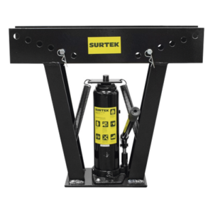 SURTEK SYS-DT12 – Doblatubos Hidráulico / Capacidad 12 Toneladas / Dados 1/2" a 2" / Rodillo Ajustable / Cuerpo Hierro Fundido