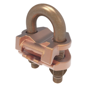 HUBBELL BURNDY HUB-GAR-6429 – Conector Mecánico para Cable / 1/0 AWG a 250 KCMIL / Paralelo o 90° / Tubo 3/8" o Varilla 5/8" - 3/4" / Torque 240 lb-in / UL467