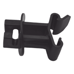 SFIRE SFCLIPT – Aislador para Cerca Electrificada / Poste Tipo T / 50 mm de Altura / Apertura 1" / Protección UV e Intemperismo / Resinas Vírgenes
