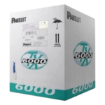 PANDUIT PUR6004WH-ME – Cable UTP / Categoría 6 Mejorado / 23 AWG / 305 m (1000 ft) / CMR Riser / 250 MHz / 4 Pares / PoE