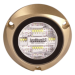 LUMITEC 101516 – Luz LED Marina Subacuática / Blanco y Azul / 6000 Lúmenes / IP68 / Brone Naval / 10-24 VCD