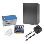 EPCOM POWERLINE KIT16B3LK7 – Kit de Fuente de Poder con Respaldos / 12 VCC a 4 A / Batería 12 V 7 Ah / Transformador 16-24 VCA / Protección Sobretensión y Cortocircuito