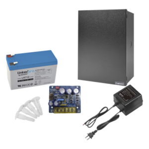 EPCOM POWERLINE KIT16B3LK7 – Kit de Fuente de Poder con Respaldos / 12 VCC a 4 A / Batería 12 V 7 Ah / Transformador 16-24 VCA / Protección Sobretensión y Cortocircuito