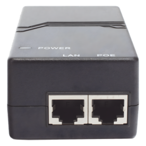 RUIJIE RG-E-120(GE) – Inyector PoE / 802.3af 15W / 2 Puertos Gigabit / Entrada 100-240V AC / Detección Inteligente PD