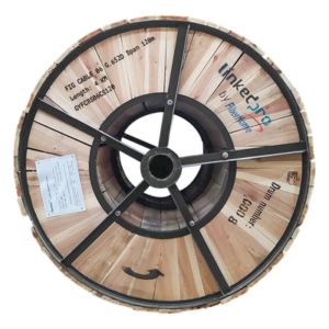LINKEDPRO BY FIBERHOME GYFC-8S-06C-S120/4KM – Carrete Fibra Óptica Aérea Figura 8 / Monomodo G.652D / 6 Hilos / Span 120 m / 4 km / 13,123 ft