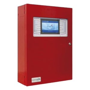 HOCHIKI LA203H1-10 – Panel de Incendio Direccionable / 4 Ranuras / 2 a 8 Lazos SLC / Pantalla Táctil 7" / Fuente 10.25A / Red 64 Paneles