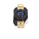 HUBBELL HUB-HBL-2620 – Receptáculo Industrial de Media Vuelta / 30 A / 250 V CA / 2 Polos 3 Hilos / NEMA L6-30R / IP20 / Montaje a Pared