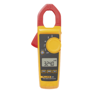 FLUKE FLUKE-324 – Pinza Amperimétrica / 400A AC / True RMS / Temperatura -10°C a 400°C / Capacitancia 1000µF / Precisión 1.5%