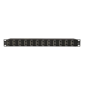 DITEK DTK-RM12NETS – Protector Rack 12 Puertos / RJ45 / 10 GbE / PoE y PoE+ / CAT5e CAT6 CAT6A / 1U / 20 kA / 75V