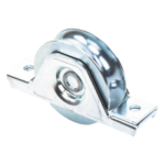 COMUNELLO 1151-5025-001 – Rueda para Puerta Corrediza / 8 cm / Acero Galvanizado / Carga 180 kg / Fijación Inferior