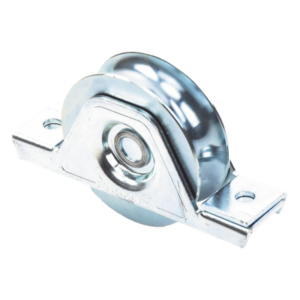 COMUNELLO 1151-5025-001 – Rueda para Puerta Corrediza / 8 cm / Acero Galvanizado / Carga 180 kg / Fijación Inferior