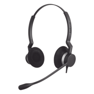 JABRA BIZ-2300-DUO-QD – Diadema / Auricular Jabra Biz 2300 Duo / QD / Cable Reforzado / Brazo 360° / Contact Center (2309-820-105)