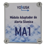 YONUSA YAS-MOD – Módulo Adaptador para Alerta Sísmica / Fuente 13.5VDC 2A / Respaldo 7 Días / Entrada AC 127/220V / Conector 3.5 mm